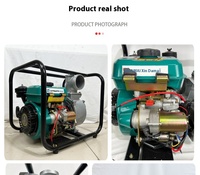 Pompe à eau portable agricole 5 CV à moteur essence 2/3 pouce pour transfert d'eau et irrigation de jardin