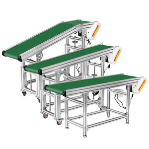 Bergbaumaschinen Kleiner Mobiler Förderer mit PVC-Band Aluminiumlegierung Flacher Leichter Rahmen Kernkomponenten-Lager und Motor - Product Image 5