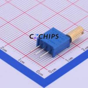 3296W-1-502-8mm Adjustable <b>Resistor</b> / Potentiometer <b>Through</b> <b>hole</b> Component (THT) <b>Resistor</b> 5kOhm 10% - Product Image 1