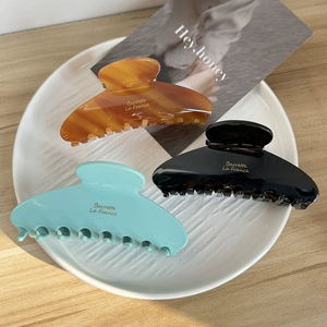 Pinza de Pelo de Acetato de Celulosa Ecológica de 11 cm, Estilo Francés, con Logotipo Personalizado en Bronce, de la Fábrica ZiTeng - Product Image 2