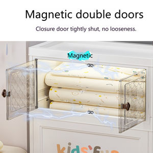 Bac de rangement écologique empilable de grande capacité avec coins renforcés Boîte de rangement résistante étanche pour l'extérieur - Product Image 4