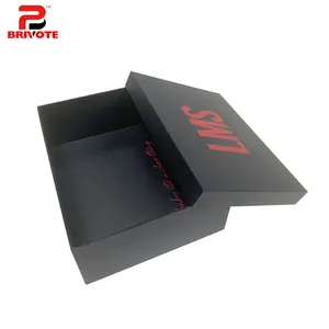 뜨거운 판매 블랙 강력한 종이 골판지 거대한 신발 상자 농구 신발 보관 상자 공장 가격 바이 wo