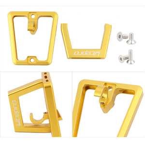 Soporte de mochila de aleación de aluminio OEM Litepro, almohadilla de Nariz de cerdo dividida ajustable, soporte de estante delantero de bicicleta plegable Birdy para Brompton - Product Image 4