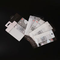 Boîte d'emballage transparente en PVC imprimé, boîtes pliantes en acétate, emballage en vinyle transparent PVC PET RPET