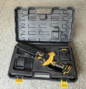 Mini-tronçonneuse sans fil 21 V de 8 pouces avec batterie, sans balais, portable, pour la taille des arbres, vente en gros OEM - Product Image 6