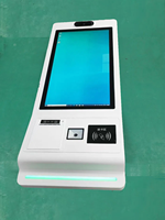 Kiosque de paiement en libre-service, boîtier métallique commercial, terminal de commande à écran tactile, imprimante de paiement pour caisse QSR, usage commercial
