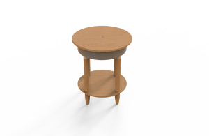 Haut-parleur Bluetooth Double couche, meuble de Table d'appoint, Table basse <span class=keywords><strong>ronde</strong></span>, haut-parleur Bluetooth - Product Image 3