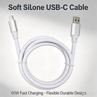 Câble de charge super rapide USB 2.0 Type-C Togudu IU33 en silicone de haute qualité avec noyau en cuivre pur pour téléphones mobiles