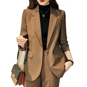 Factory Supply suits set jacket plus size blazers ladies women suits office formal Women's Suits & Tuxedo coats