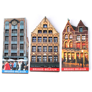 Aimant de réfrigérateur en bois personnalisé à trois couches avec sublimation - Aimant puissant, écologique, design Art Déco, souvenir de remise de diplôme - Product Image 2