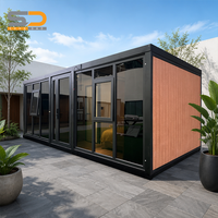 Kit de Maison Modulaire Préfabriquée Mini DIY Portable pour Plage, Cottage, Maison Conteneur à Emballage Plat