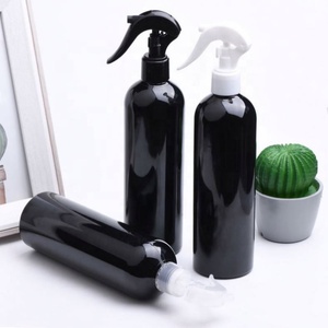 400ml PET <b>Black</b> White Clear Trigger Spray Plastic Bottle With Spray Cap - Product Image 6
