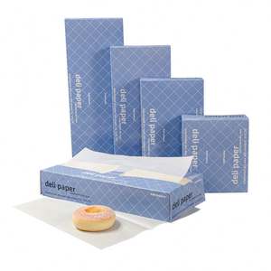 Greaseproof Interfolded Dry <b>Wax</b> <b>Paper</b> Interfold Unbleached Baking Interfolded <b>Wax</b> <b>Paper</b> for Cooking - Product Image 1