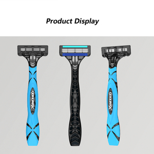 GOODMAX Rasoir à dos ouvert Rasoir pour hommes Rasoir à <span class=keywords><strong>pain</strong></span> Rasoirs jetables avec 5 lames - Product Image 2