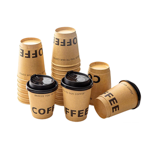Vaso de Papel Personalizado para Café, con Logotipo Impreso, 8oz 10oz 12oz 16oz, Juego de Vasos Desechables para Café <span class=keywords><strong>Caliente</strong></span> - Product Image 5