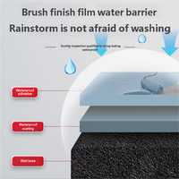 Revêtement imperméable en polyuréthane haute élasticité anti-fissures Longpu pour toiture et mur extérieur, écologique, garantie chinoise de 5 ans