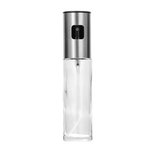 304 Stainless Steel <b>Spray</b> Bottle Press Type Glass Oil Vinegar Sprayer Kitchen Cooking Leak Proof <b>Set</b> Of 3 - Product Image 3