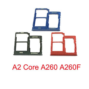 Support de carte <span class=keywords><strong>SIM</strong></span> pour téléphone portable à prix de gros pour Samsung <span class=keywords><strong>Galaxy</strong></span> A31 A41 A40 A2 Core, plateau de carte Micro SD remplaçable - Product Image 2