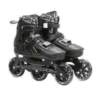 Patins à roulettes à 3 roues pour adultes, réglables