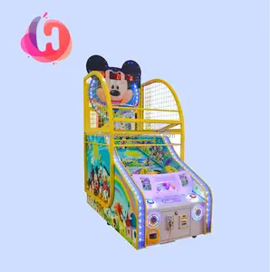 Mini Mickey Mouse Basketbalmachine Nieuw Ontwerp Muntautomaat Arcadespel Kinder Entertainment