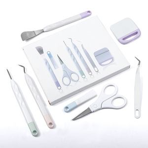 DIY Sticker Kit 6 Piece Set Stainless Steel Tools For Paper Crafts Home Use - Product Image 2