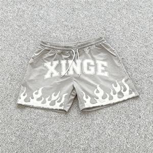 Nouveauté 2026 – Short de basketball court pour homme, style streetwear d'été, séchage rapide, coupe ample, design personnalisé délavé et vieilli avec cordon de serrage - Product Image 3