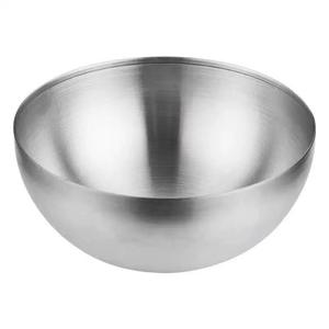 وعاء سلطة من طبقة واحدة من الفولاذ المقاوم للصدأ للبيبيمباب الكوري، وعاء أرز ذهبي كبير للرامن لخبز البيض والمعكرونة الباردة، معدني - Product Image 6