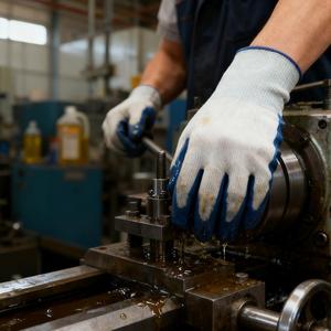 Guantes de Seguridad Industriales con Recubrimiento de Nitrilo en la Palma, Resistentes a Cortes, para Construcción, Almacén, Mecánicos - Product Image 1