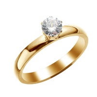 Bijoux de mode raffinés, anneaux classiques lisses en acier inoxydable plaqué or 18 carats, 4 mm, anneaux simples en zircon, anneaux de couple pour femmes
