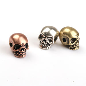 Оптовая продажа высококачественные аксессуары латунные бусины череп бусины ювелирные изделия находки - Product Image 5