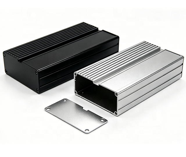 Aluminum Project Enclosure Amplifier Cabinet Extruded Electronic Case PCB Circuit Board Small Aluminum Project Heatsink case