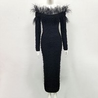 Robes blanches de luxe sexy en gros pour femmes, longues robes de soirée élégantes pour anniversaires et bals