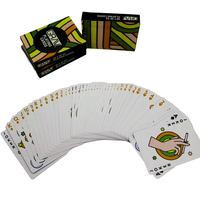 Boîte de cartes à jouer personnalisées ChenSheng, fabriquée en usine, imprimée, écologique, design classique de poker, plastique durable, arrondi/carré