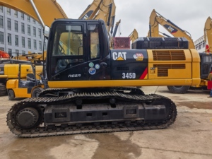 Excavadora Usada Caterpillar 345D Original de Japón, de Segunda Mano, 45 Toneladas, Excavadora Hidráulica Pesada sobre Orugas para Minería, en Venta - Product Image 6