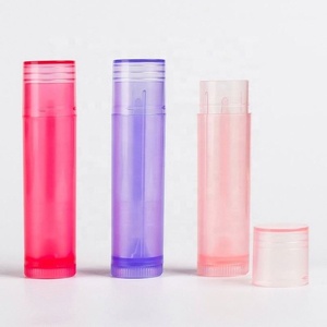 Wholesale 5ml <b>Mini</b> Lip Balm Tubes 5g PP Plastic <b>Lipstick</b> Container with Screw Cap Custom Logo Printing - Product Image 6