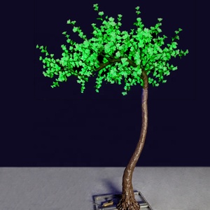 Đám cưới ngoài trời trang trí nội thất kỳ nghỉ hoa thắp sáng 10ft giáng sinh RGB điều khiển đa màu nhân tạo <span class=keywords><strong>LED</strong></span> <span class=keywords><strong>Cherry</strong></span> Blossom Twinkle cây - Product Image 5