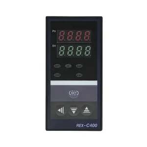 JOYELEC kontroler suhu REX-C400, pengontrol suhu cerdas tampilan Digital 220VAC 50-60hz