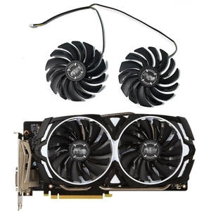 พัดลมระบายความร้อน95มม. PLD10010S12HH สำหรับ <span class=keywords><strong>MSI</strong></span> Radeon R9 380 Armor 2X <span class=keywords><strong>GTX</strong></span> 1060/1070/<span class=keywords><strong>1080</strong></span> <span class=keywords><strong>Ti</strong></span> RX 470/570 RX580การ์ดเกม - Product Image 6