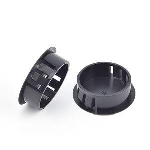 Jiaf nhựa màu đen snap-on lỗ vít lỗ phích cắm Fastener Bìa khóa cắm Trắng nhựa cắm cho nội thất tủ - Product Image 1