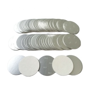 Capsules <span class=keywords><strong>de</strong></span> bouteilles en verre et plastique <span class=keywords><strong>de</strong></span> qualité alimentaire avec joint d'étanchéité par induction en feuille d'aluminium pour HDPE - Product Image 3