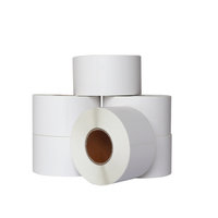 Étiquettes adhésives thermiques en papier synthétique blanc en rouleau, étiquettes 4x6, étiquettes adhésives 6A, autocollants d'impression 100x150