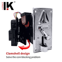 Accepteur de pièces LK100M+ à panneau métallique robuste avec indicateur LED, accessoire pour distributeur automatique et machine de jeu - Meilleures ventes