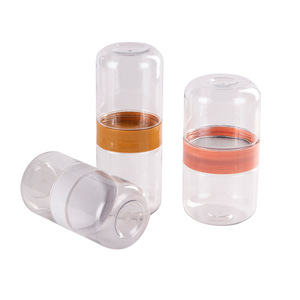 Hàng bán chạy! Chai nhựa trong suốt, tùy chỉnh, hai mặt, đựng kẹo, đồ ăn nhẹ, ngũ cốc, trà hoa, thực phẩm - Product Image 5