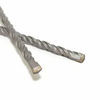 Foret de centrage à double cannelure 40Cr, finition sablée, 3mm/4mm/5mm/6mm/8mm/10mm/12mm/14mm/16mm/18mm/20mm, avec étui de rangement pour perçage