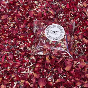 Groothandel 100% Natuurlijke Droge Bloemblaadjes Rode Rozenblaadjes Kleurrijke Biologisch Afbreekbare Rose Confetti Bloemblaadjes Voor Bruiloft En Partij