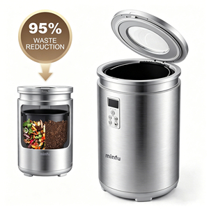 Composteur alimentaire électrique automatique 4,5 L, sans odeur, pour la maison et la cuisine, machine de compostage des déchets alimentaires - Product Image 1