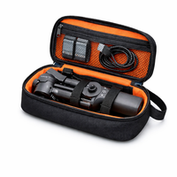 Sac de transport portable en nylon 420D avec logo personnalisé OEM, fermeture éclair, résistant à l'eau, pour stabilisateur d'appareil photo et organisateur de cardan souple