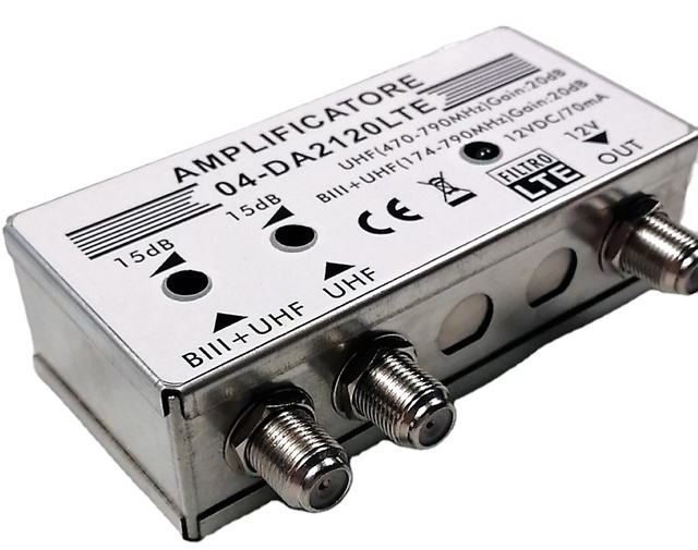 Antenna Booster TV Masthead Amplifier Antenna Amplifier LTE790HKz 2 INPUT1 OUTPUT