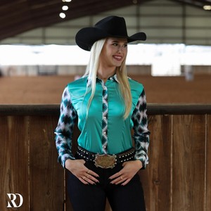Camicia da <span class=keywords><strong>Donna</strong></span> Aderente in <span class=keywords><strong>Raso</strong></span> Elasticizzato Personalizzata OEM, Stile Pullover con Colori a Contrasto, Prodotta in Cina - Product Image 1
