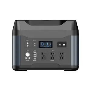 Carku 1500wh Ah Usb Type-C Dc Ac 1500W Lithium Batterij Bank Draagbare Power Station Voor Draagbare Power Pack